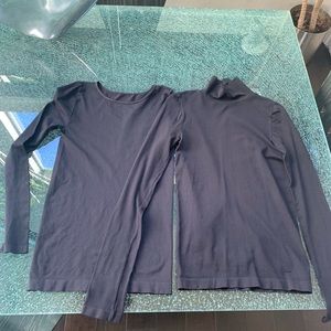 Nikibiki long sleeve black shirt duo